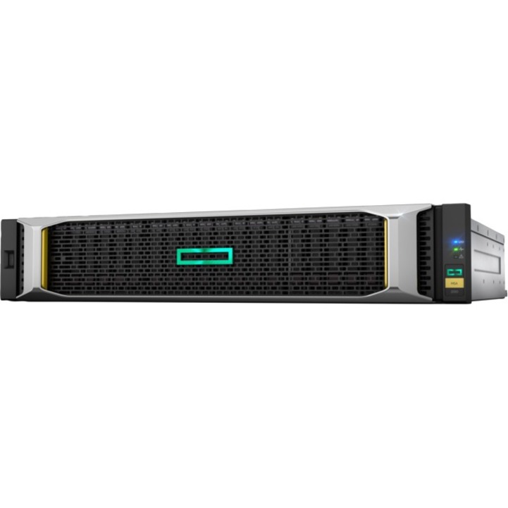 HPE MSA 1050 12Gb SAS Dual Controller SFF Storage - Refurbished - 24 x HDD Supported - 76.80 TB Supported HDD Capacity - 0 x HDD Installed - Clustering Supported - 2 x 12Gb/s SAS Controller - RAID Supported - 1, 5, 6, 10 RAID Levels - 24 x Total Bays - 24 x 2.5" Bay - 6 SAS Port(s) External - 2U - Rack-mountable
