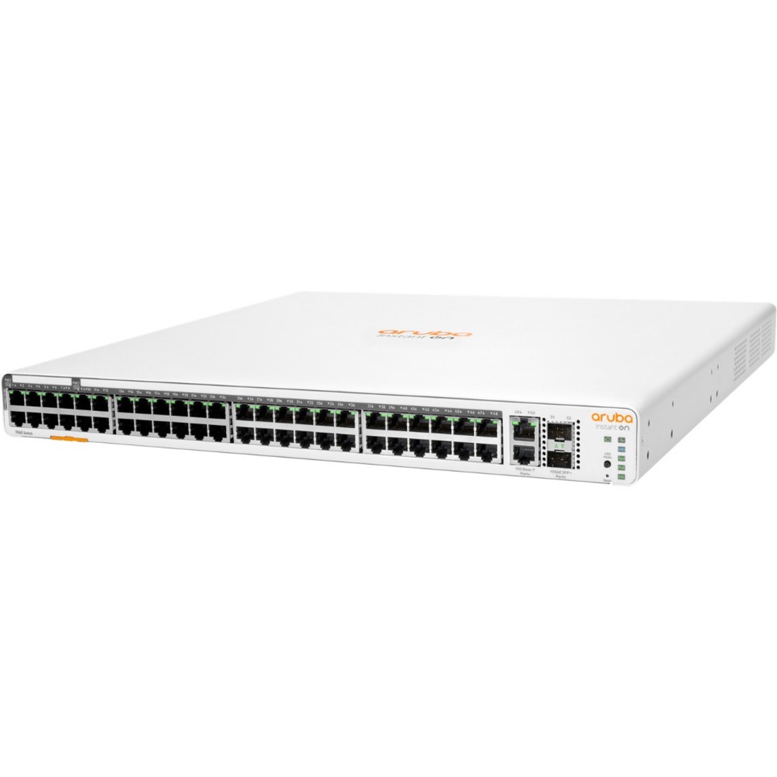 HPE Instant On 1960 48G 40p Class4 8p Class6 PoE 2XGT 2SFP+ 600W Switch - 48 Ports - Manageable - 10 Gigabit Ethernet, Gigabit Ethernet - 10GBase-T, 10GBase-X, 10/100/1000Base-T - 2 Layer Supported - Modular - 100 W Power Consumption - 600 W PoE Budget - Optical Fiber, Twisted Pair - PoE Ports - Rack-mountable, Table Top, Wall Mountable, Under Table, Cabinet Mount