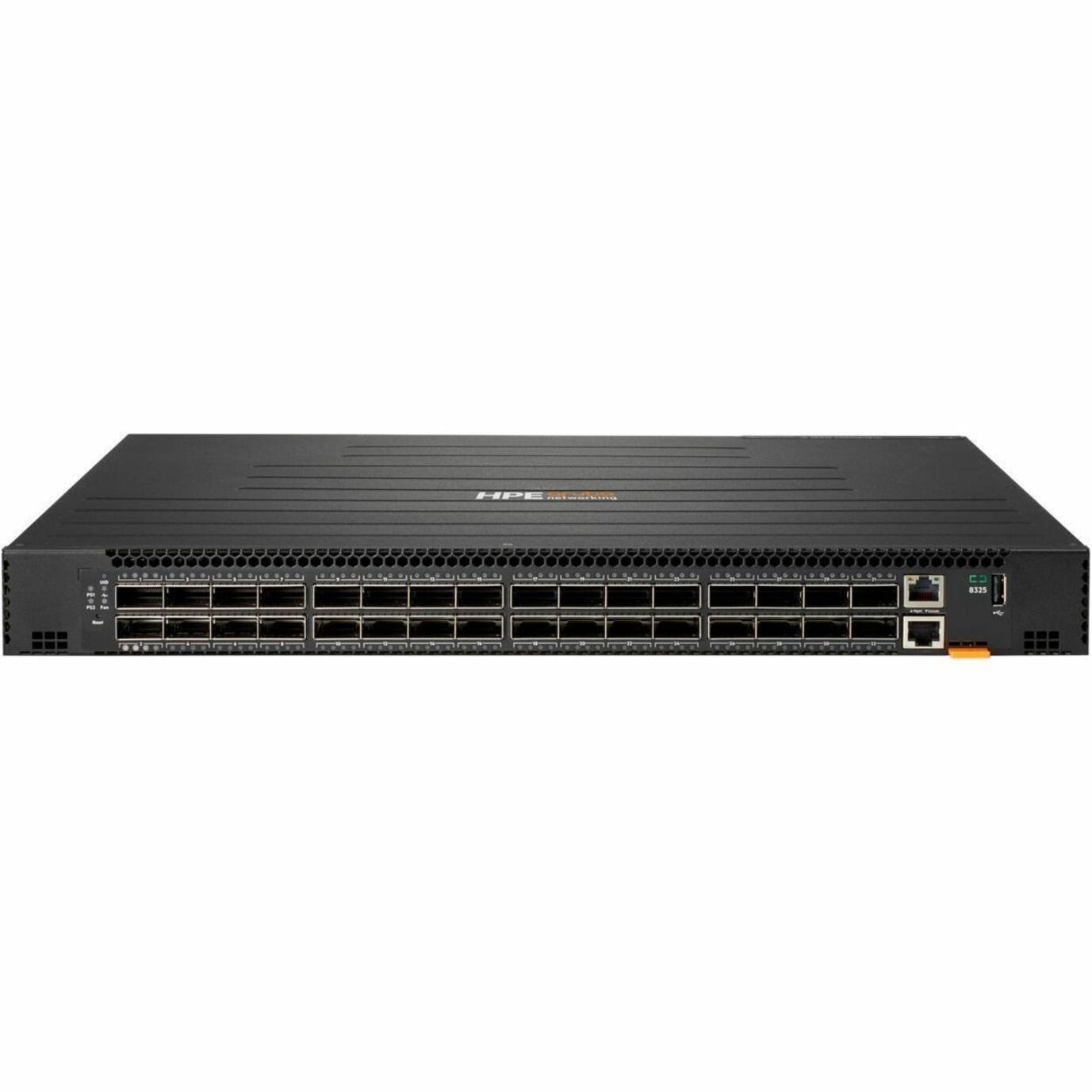 HPE CX 8325 32 QSFP 28 Port Ethernet Switch - Manageable - 100 Gigabit Ethernet, 40 Gigabit Ethernet - 100GBase-X - 3 Layer Supported - 550 W Power Consumption - Optical Fiber - 1U - Rack-mountable - TAA Compliant