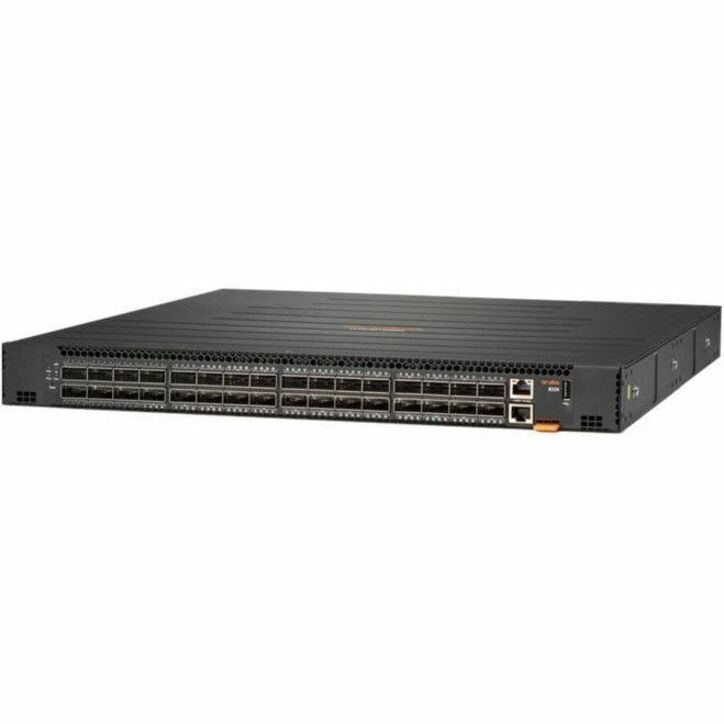 HPE 8325-32C Ethernet Switch - Manageable - 100 Gigabit Ethernet, 40 Gigabit Ethernet - 100GBase-X - 3 Layer Supported - Modular - 550 W Power Consumption - Optical Fiber - 1U - Rack-mountable - TAA Compliant
