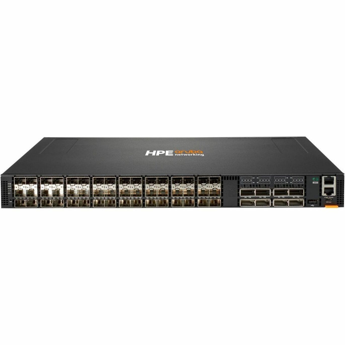 HPE CX 8325-48Y8C Ethernet Switch - 25 Gigabit Ethernet, 100 Gigabit Ethernet - 25GBase-X, 100GBase-X - 2 Layer Supported - 550 W Power Consumption - Optical Fiber - Black - 1U - Rack-mountable
