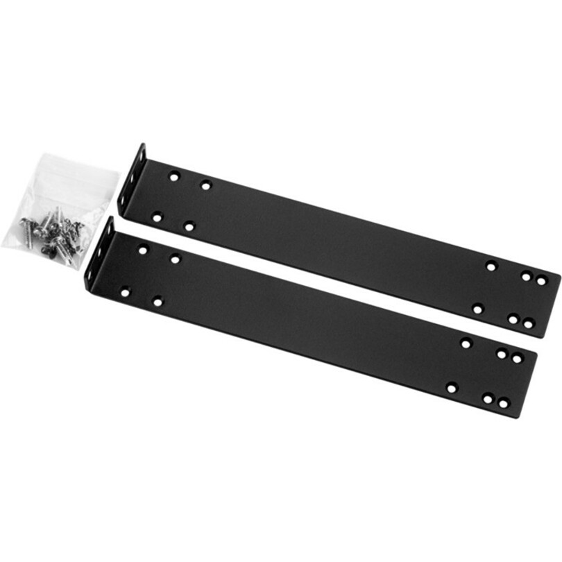 HPE 4-post Rack Kit for HPE - For Switch - Rack-mountable - 4 Post - Black, Silver