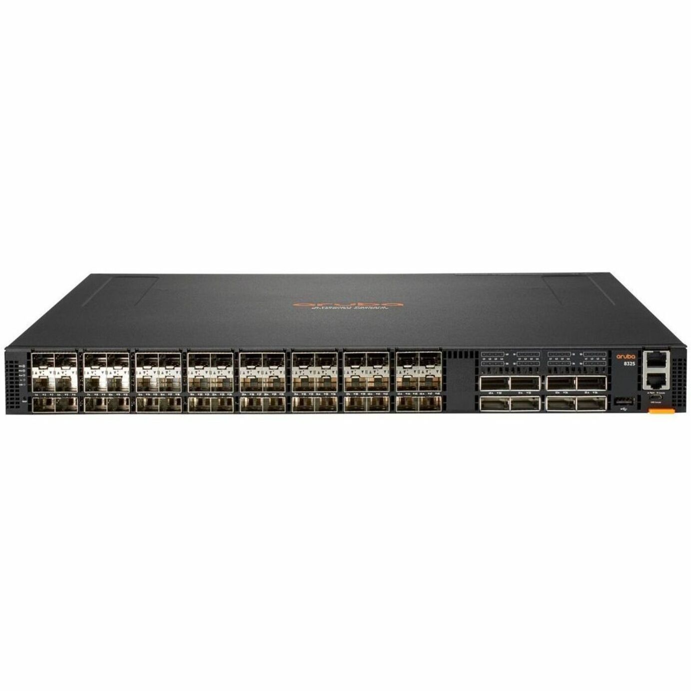 HPE CX 8325-48Y8C Ethernet Switch - 25 Gigabit Ethernet, 100 Gigabit Ethernet - 25GBase-X, 100GBase-X - 2 Layer Supported - 550 W Power Consumption - Optical Fiber - Black - 1U - Rack-mountable