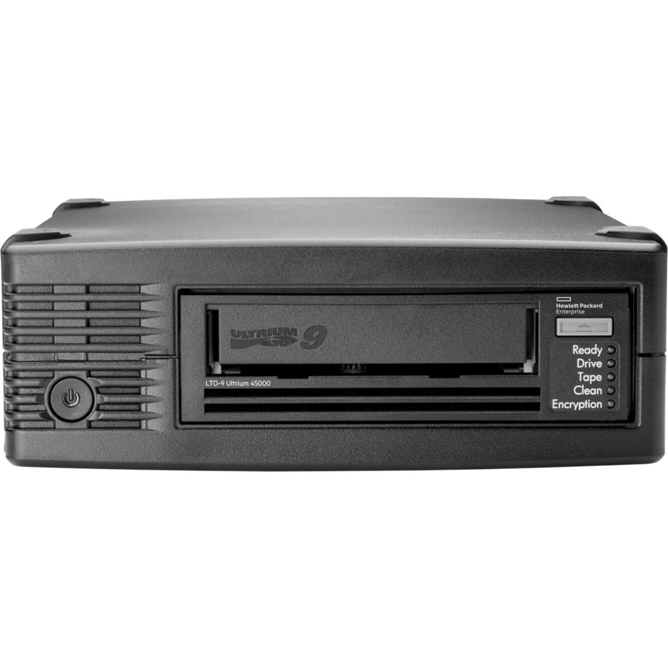 HPE StoreEver LTO-9 Ultrium 45000 External Tape Drive - LTO-9 - 18 TB (Native)/45 TB (Compressed) - 12Gb/s SAS - 5.25" Width - 1/2H Height - External - 300 MB/s Native - Linear Serpentine - Encryption - WORM Support - 3 Year Warranty
