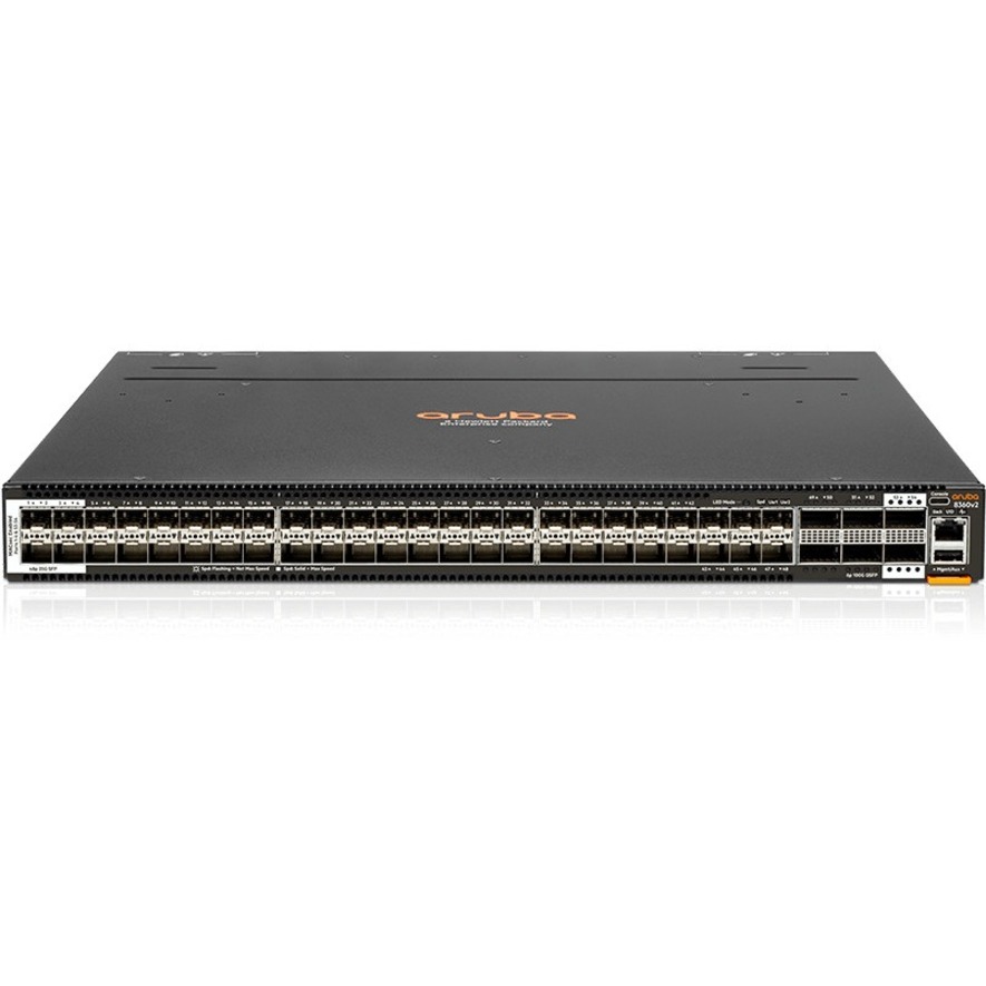 HPE 8360v2-48Y4C Ethernet Switch - Manageable - 25 Gigabit Ethernet, 100 Gigabit Ethernet - 25GBase-X, 100GBase-X - 3 Layer Supported - Modular - 725 W Power Consumption - Optical Fiber - 1U - Rack-mountable - TAA Compliant