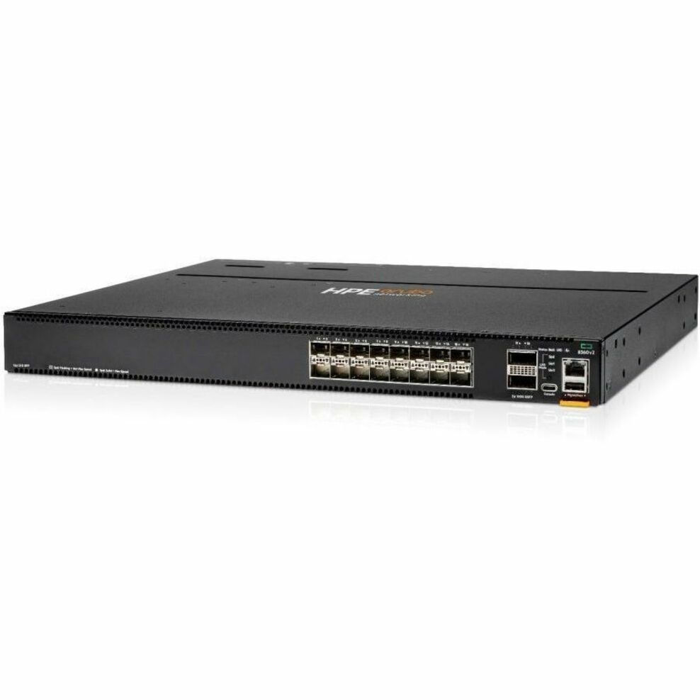 Aruba CX 8360-48Y6C v2 48p 25G SFP28 4Sec 6p 100G QSFP+ 2Sec BF 5 Fans 2AC Bundle - Manageable - 25 Gigabit Ethernet, 100 Gigabit Ethernet - 25GBase-X, 100GBase-X - 3 Layer Supported - 725 W Power Consumption - Optical Fiber - Lifetime Limited Warranty
