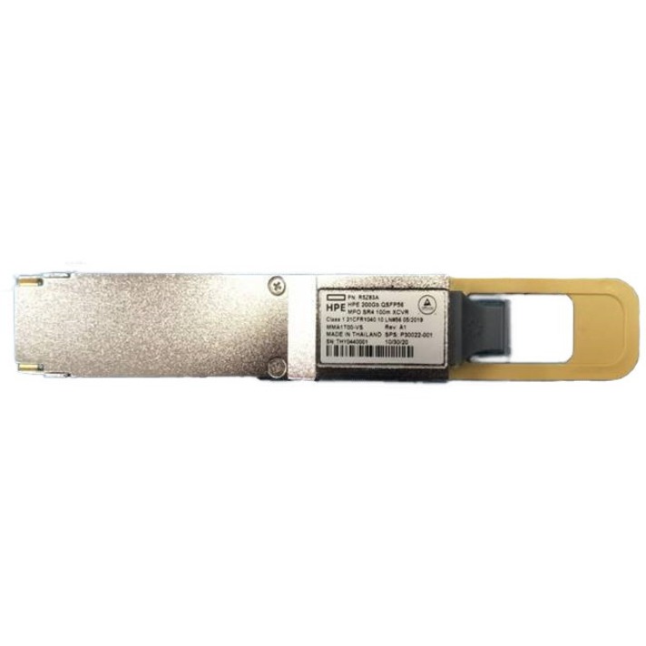 HPE 200Gb QSFP56 LC CWDM4 FR4 Transceiver - For Data Networking, Optical Network - 1 x LC/MPO 200GBase-FR4 Network - Optical Fiber - Single-mode - 200 Gigabit Ethernet2 km Maximum Distance
