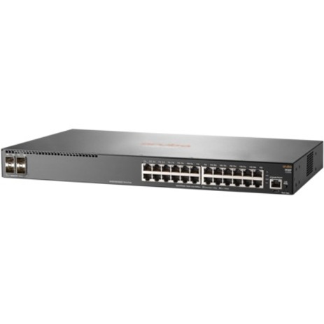 HPE Aruba 2930F 24G 4SFP+ Switch - 24 Ports - Manageable - 10 Gigabit Ethernet, Gigabit Ethernet - 10GBase-X, 10/100/1000Base