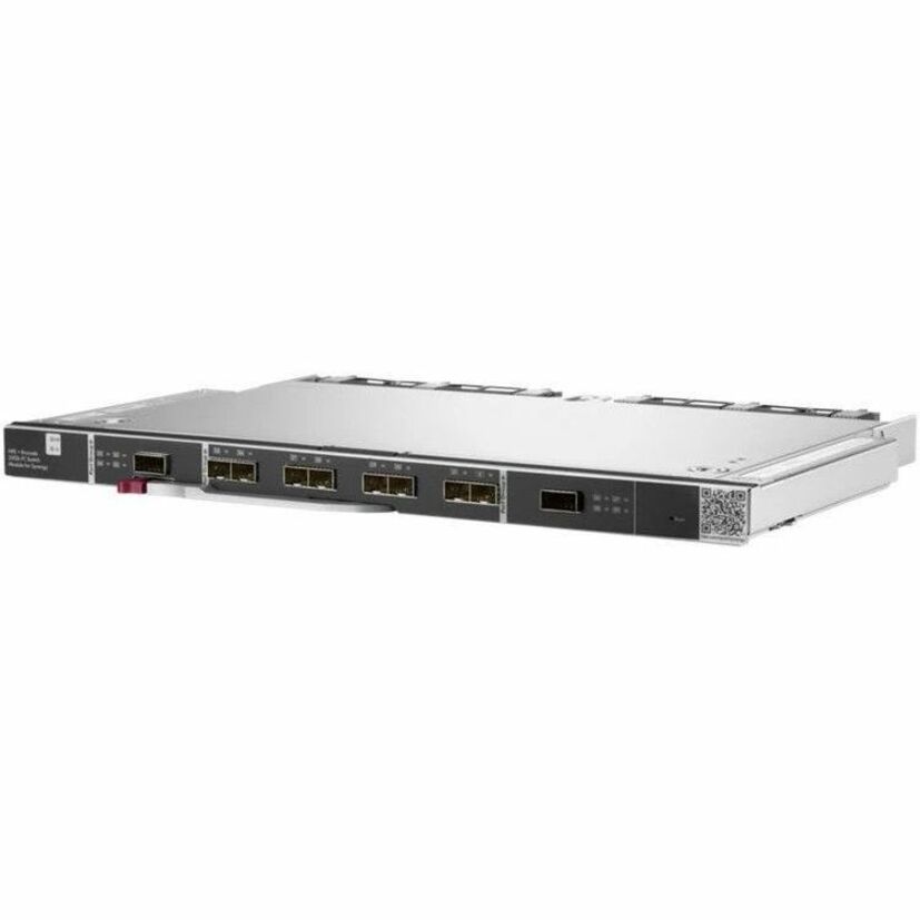 HPE Brocade 32Gb/20 4SFP+ Power Pack+ Fibre Channel SAN Switch Module for HPE Synergy - 28 Ports - 32 Gbit/s - 28 Fiber Channel Ports - 4 x Total Expansion Slots - SFP+ - 4 x SFP+ Slots - Refurbished