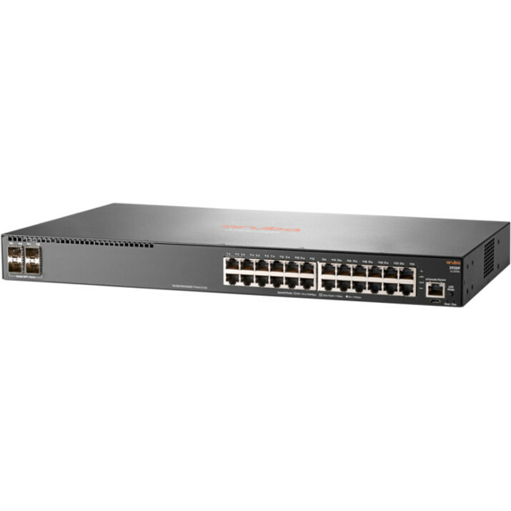 HPE 2930F 24G 4SFP Switch - 24 Ports - Manageable - 3 Layer Supported - Modular - 4 SFP Slots - 29.30 W Power Consumption - T