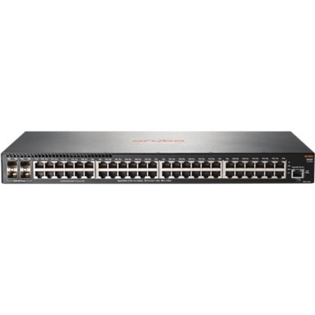 HPE 2930F 48G 4SFP Switch - 48 Ports - Manageable - 3 Layer Supported - Modular - 4 SFP Slots - 46.60 W Power Consumption - Twisted Pair, Optical Fiber - 1U - Rack-mountable