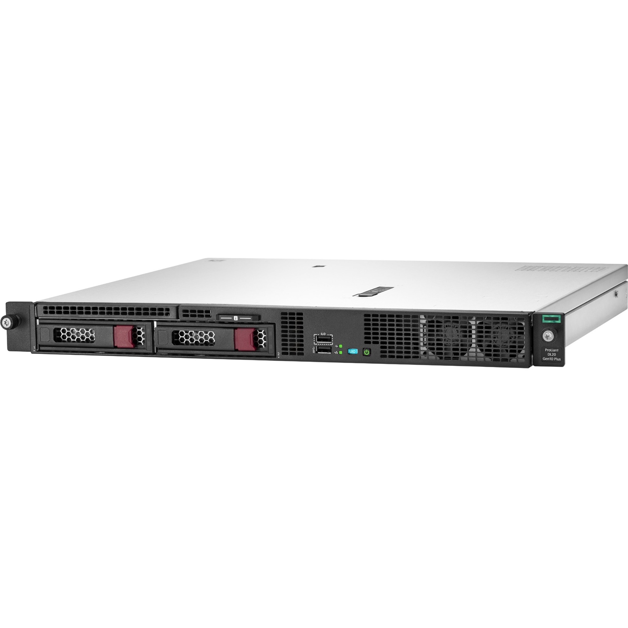 HPE ProLiant DL20 G10 Plus 1U Rack Server - 1 Xeon E-2314 2.80 GHz - 8 GB RAM - Serial ATA Controller - Intel C256 Chip - 1 Processor Support - 128 GB RAM Support - DDR4 SDRAM Up to 16 MB Graphic Card - Gigabit Ethernet - 3 x Total Bay(s) - 2 x LFF Bay(s) - 1 x 290 W