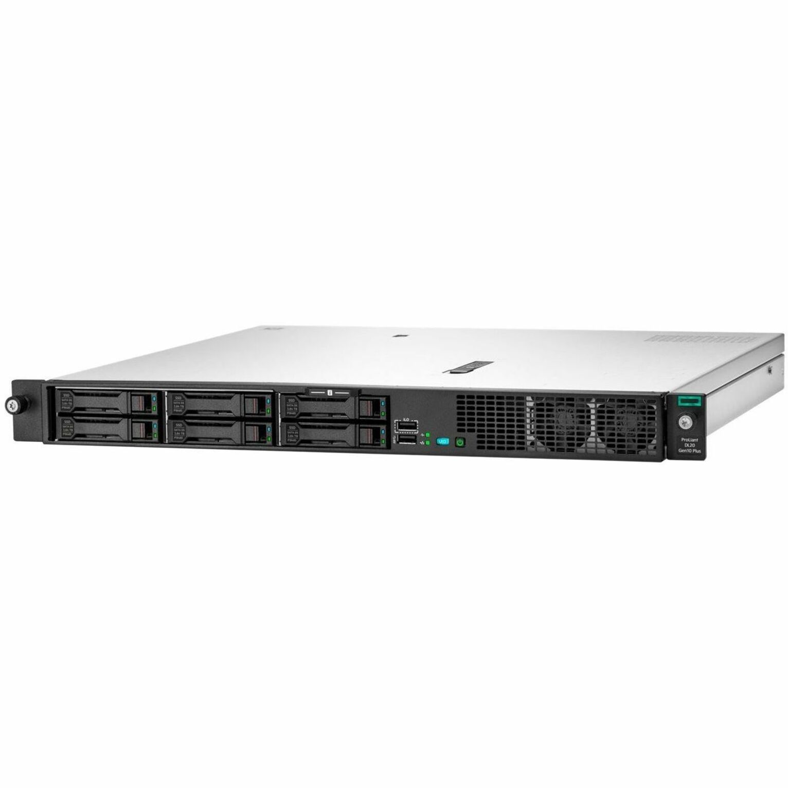 HPE ProLiant DL20 G10 Plus 1U Rack Server - 1 Xeon E-2314 2.80 GHz - 16 GB RAM - Serial ATA Controller - Intel C256 Chip - 1 Processor Support - 128 GB RAM Support - DDR4 SDRAM Up to 16 MB Graphic Card - Gigabit Ethernet - 5 x Total Bay(s) - 4 x SFF Bay(s) - Hot Swappable Bays - 1 x 500 W - Redundant Power Supply