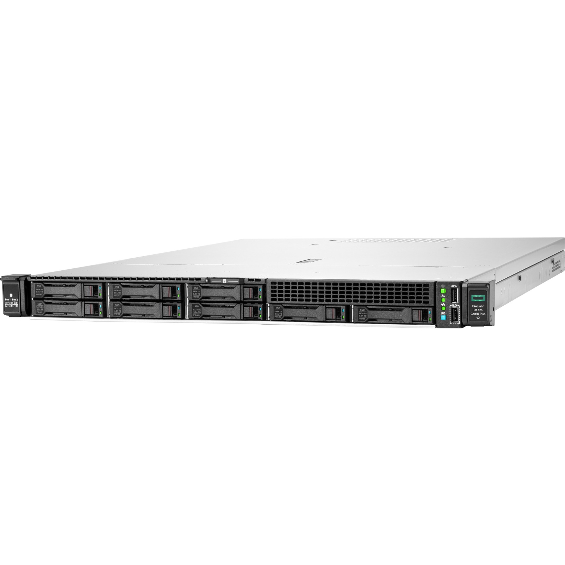 HPE ProLiant DL325 G10 Plus v2 1U Rack Server - 1 EPYC 7313P 3 GHz - 32 GB RAM - 12Gb/s SAS Controller - AMD Chip - 1 Processor Support - 1 TB RAM Support - DDR4 SDRAM Up to 16 MB Graphic Card - Gigabit Ethernet - 8 x Total Bay(s) - 8 x SFF Bay(s) - Hot Swappable Bays - 1 x 500 W