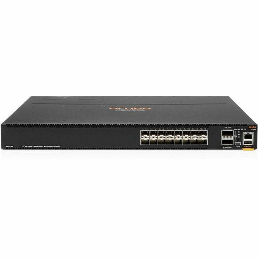 HPE CX 8360v2 8360-16Y2C Ethernet Switch - Manageable - 25 Gigabit Ethernet, 100 Gigabit Ethernet - 25GBase-X, 100GBase-X - 3 Layer Supported - Modular - 325 W Power Consumption - Optical Fiber - 1U - Cabinet Mount, Surface Mount, Rack-mountable - Lifetime Limited Warranty - TAA Compliant