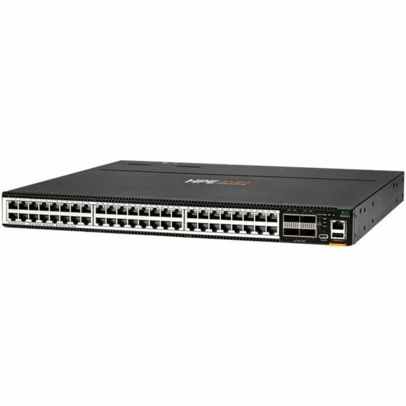 Aruba CX 8360-48XT4C v2 48p 1G/10GBase-T 4p 100G QSFP28 BF 3 Fans 2AC Bundle - 48 Ports - Manageable - Gigabit Ethernet, 10 Gigabit Ethernet, 40 Gigabit Ethernet, 100 Gigabit Ethernet - 40GBase-X, 100GBase-X, 100/1000Base-T, 10GBase-T - 3 Layer Supported - 500 W Power Consumption - Optical Fiber, Twisted Pair - Rack-mountable - Lifetime Limited Warranty