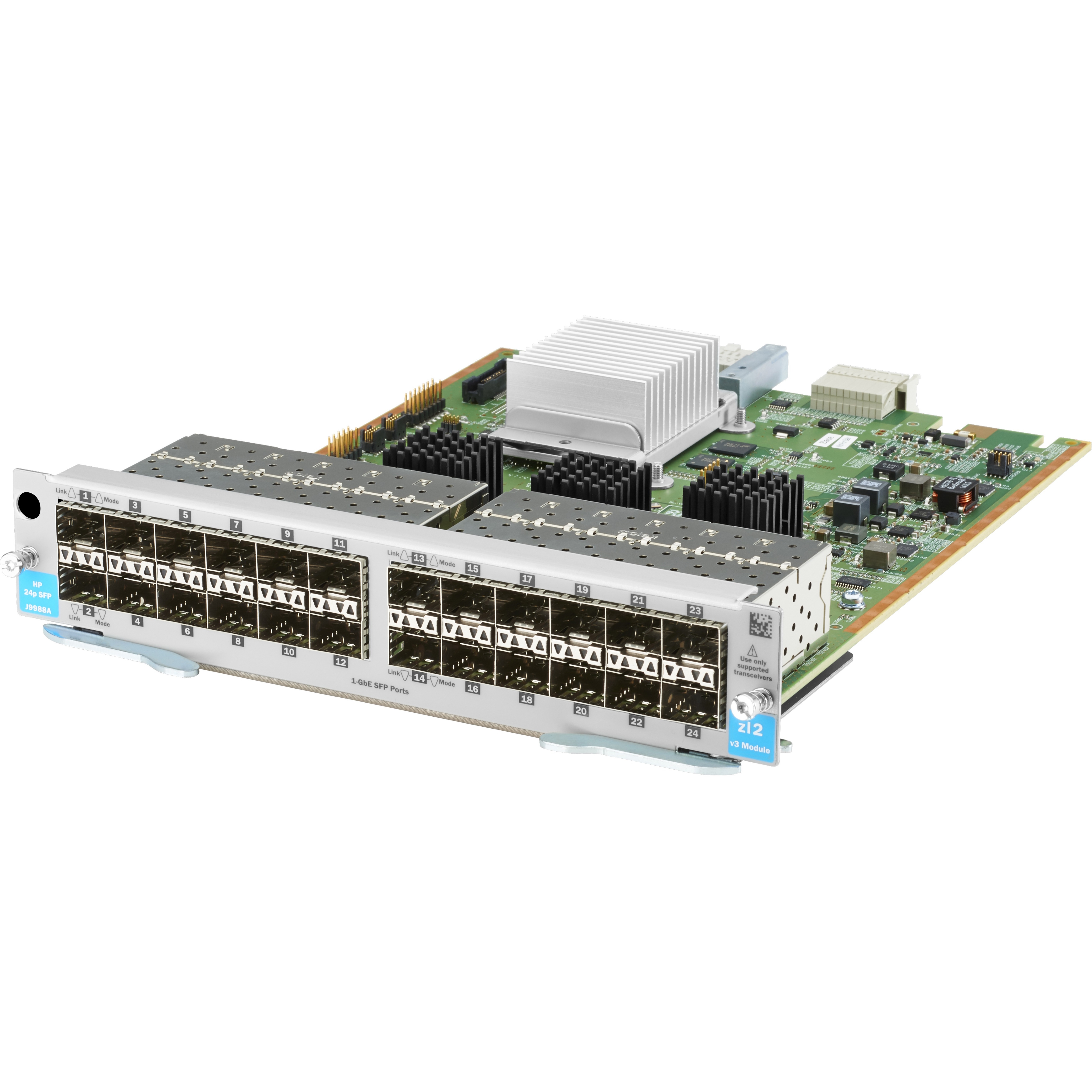 HPE 24-port 1GbE SFP MACsec v3 zl2 Module - For Data Networking, Optical NetworkOptical FiberGigabit Ethernet - 1000Base-X - 1 Gbit/s - 24 x Expansion Slots - SFP (mini-GBIC) - 1