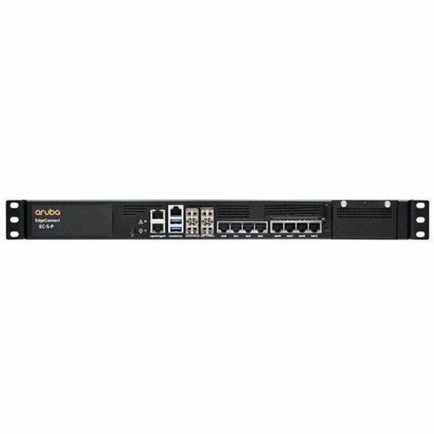 HPE EdgeConnect Router - 8 Ports - 4 RJ-45 Port(s) - 4 WAN Port(s) - Management Port - 4 SFP+ Slots - 10 Gigabit Ethernet - IEEE 802.3i, IEEE 802.3u, IEEE 802.3ab, IEEE 802.1Q, IEEE 802.3z - 1U - Rack-mountable