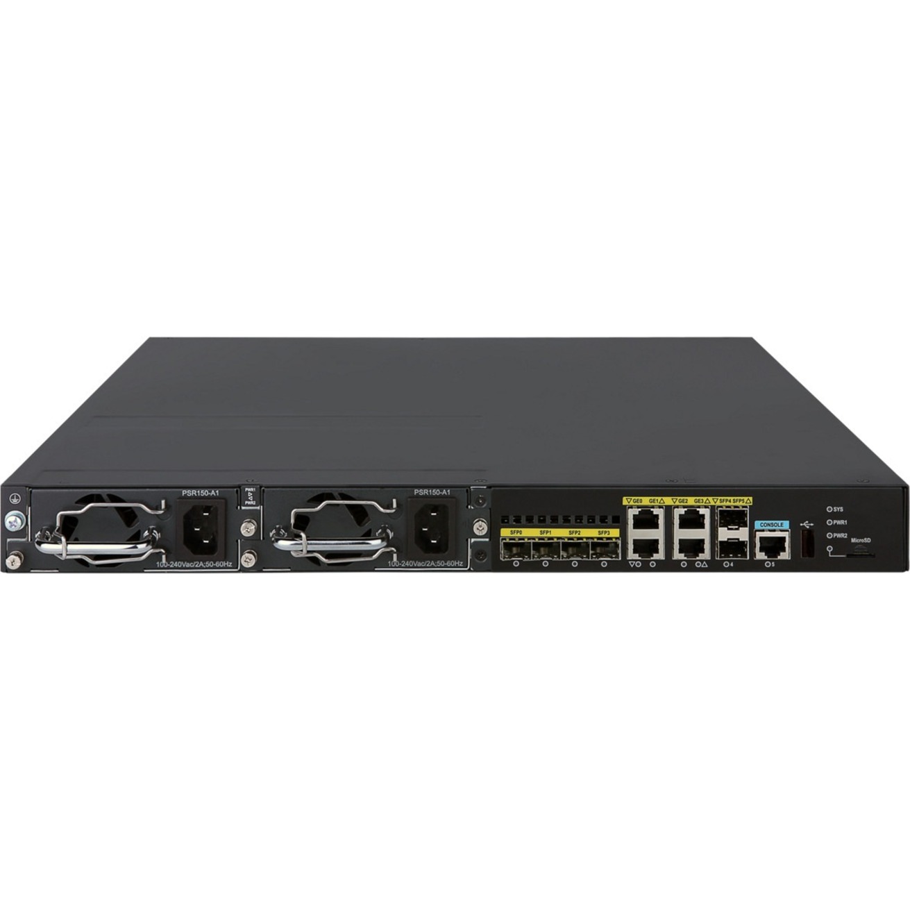 HPE FlexNetwork MSR3016 AC Router - 6 Ports - 6 WAN Port(s) - Gigabit Ethernet - IEEE 802.3 - Desktop, Rack-mountable