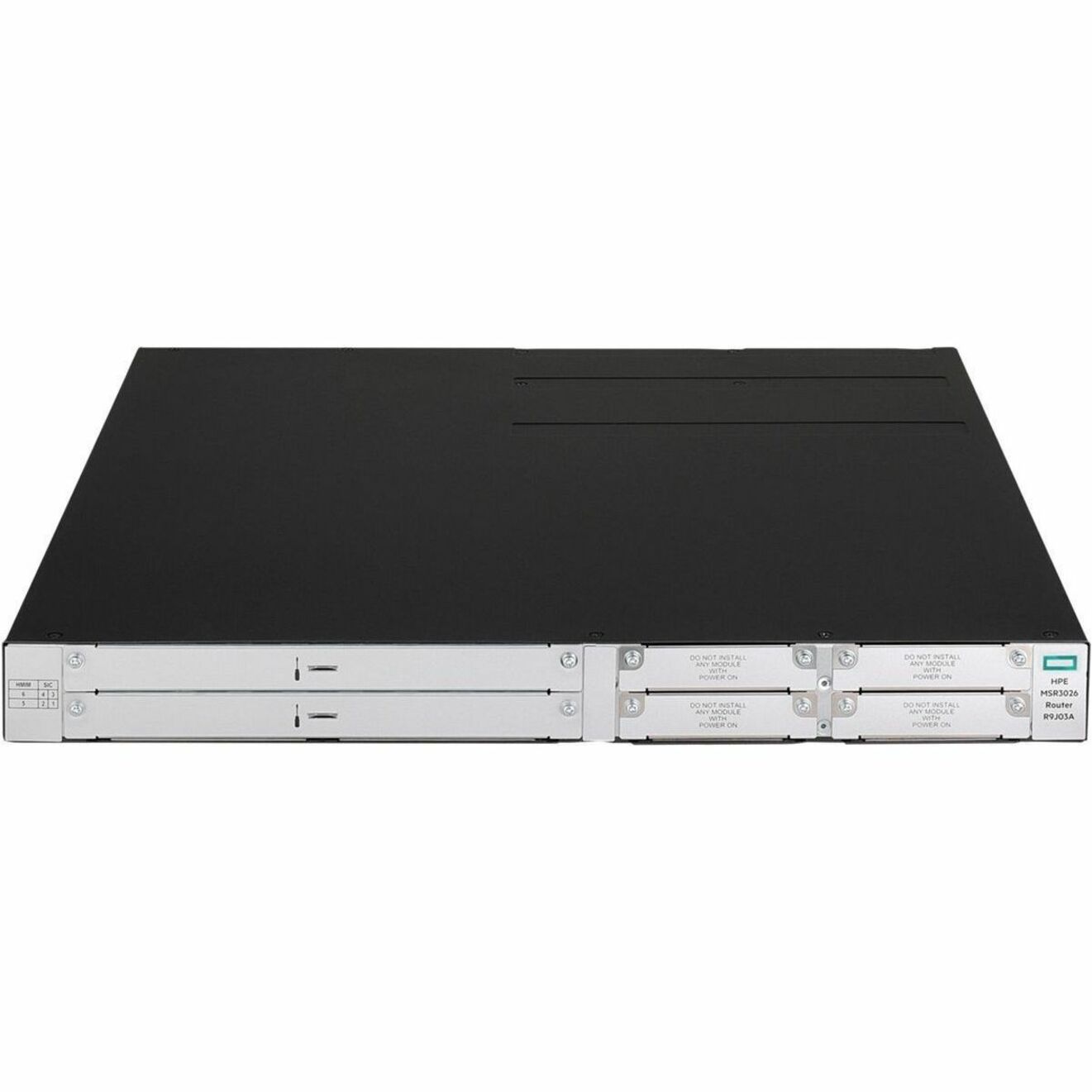 HPE FlexNetwork MSR3026 Router - 9 Ports - 8 RJ-45 Port(s) - 8 WAN Port(s) - 6 SFP+ Slots - 4 GB - 10 Gigabit Ethernet - 1U - Rack-mountable, Desktop