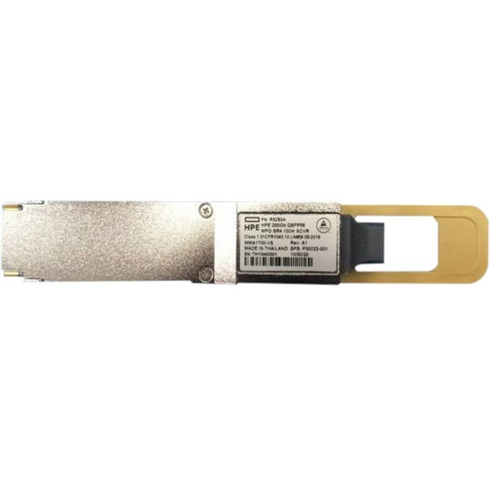 HPE QSFP56 Module - For Optical Network, Data NetworkingOptical Fiber - Multi-mode - 200 Gigabit Ethernet - 200GBase-SR4, Fib