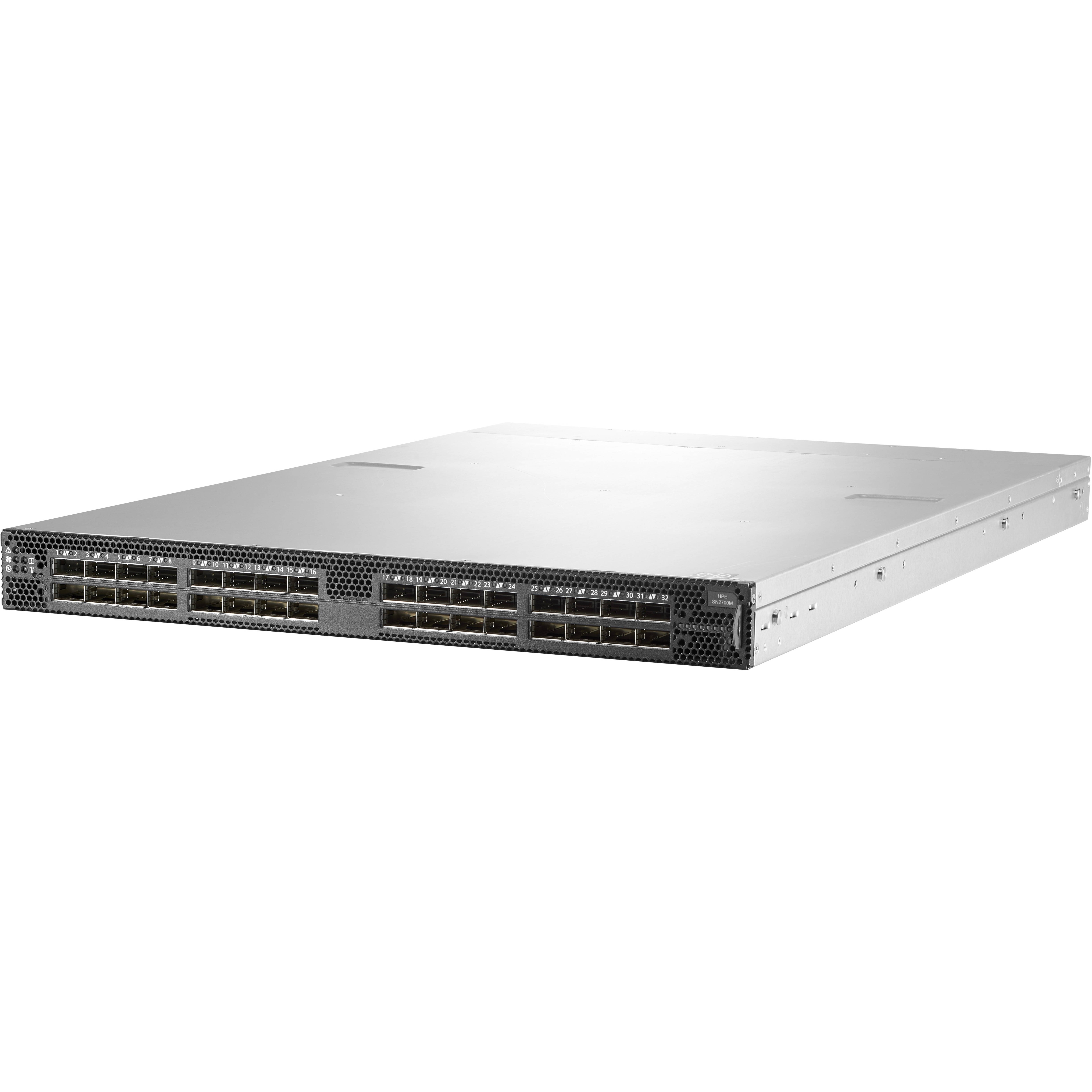 HPE SN2700M 100GbE 32QSFP28 Switch - Manageable - 100 Gigabit Ethernet - 100GBase-X - Refurbished - 3 Layer Supported - Modular - 150 W Power Consumption - Optical Fiber - 1U - Rack-mountable