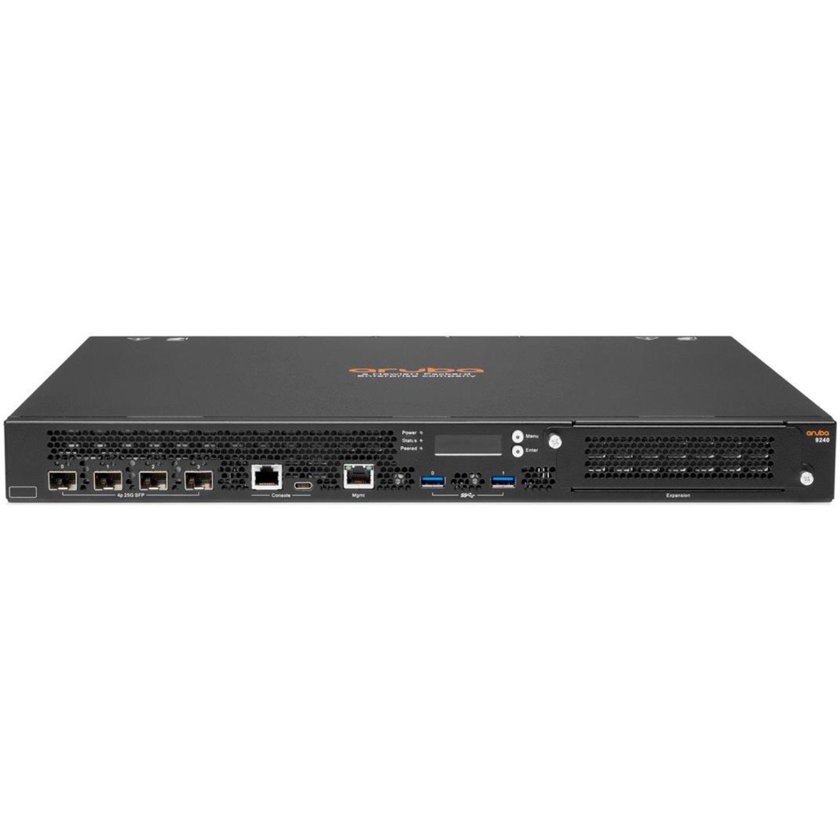 HPE 9240 Router - Management Port - 5 - 25 Gigabit Ethernet - 1U - Rack-mountable - TAA Compliant