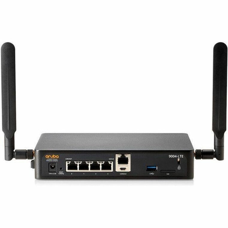 HPE 9004-LTE Cellular, Ethernet Modem/Wireless Router - TAA Compliant - 4G - LTE Advanced, UMTS, HSPA+ - 4 x Network Port - USB - Gigabit Ethernet - Desktop, Rack-mountable