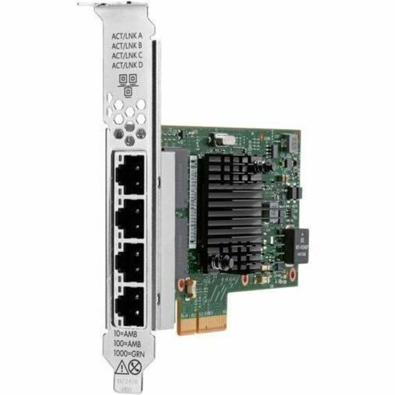 HPE Broadcom BCM5719 Ethernet 1Gb 4-port Base-T Adapter for HPE - PCI Express 2.0 - 1 Gbit/s Data Transfer Rate - 4 Port(s) - 4 - Twisted Pair - 1000Base-T - Plug-in Card