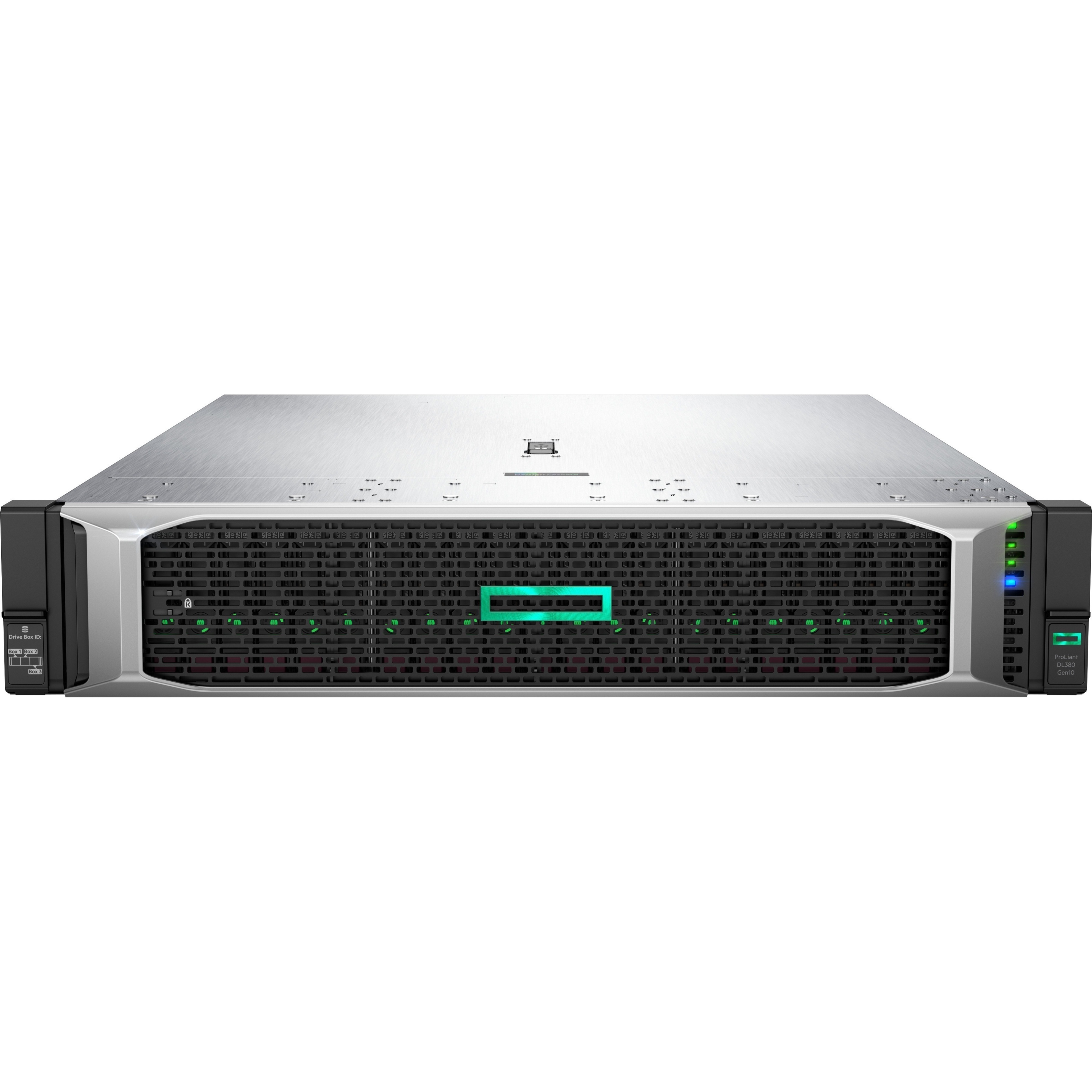 HPE ProLiant DL380 G10 2U Rack Server - 1 Xeon Silver 4215R 3.20 GHz - 32 GB RAM - Serial ATA, 12Gb/s SAS Controller - Intel C621 Chip - 2 Processor Support - 1.54 TB RAM Support - DDR4 SDRAM Up to 16 MB Graphic Card - 10 Gigabit Ethernet - 8 x Total Bay(s) - 8 x SFF Bay(s) - Hot Swappable Bays - 1 x 800 W