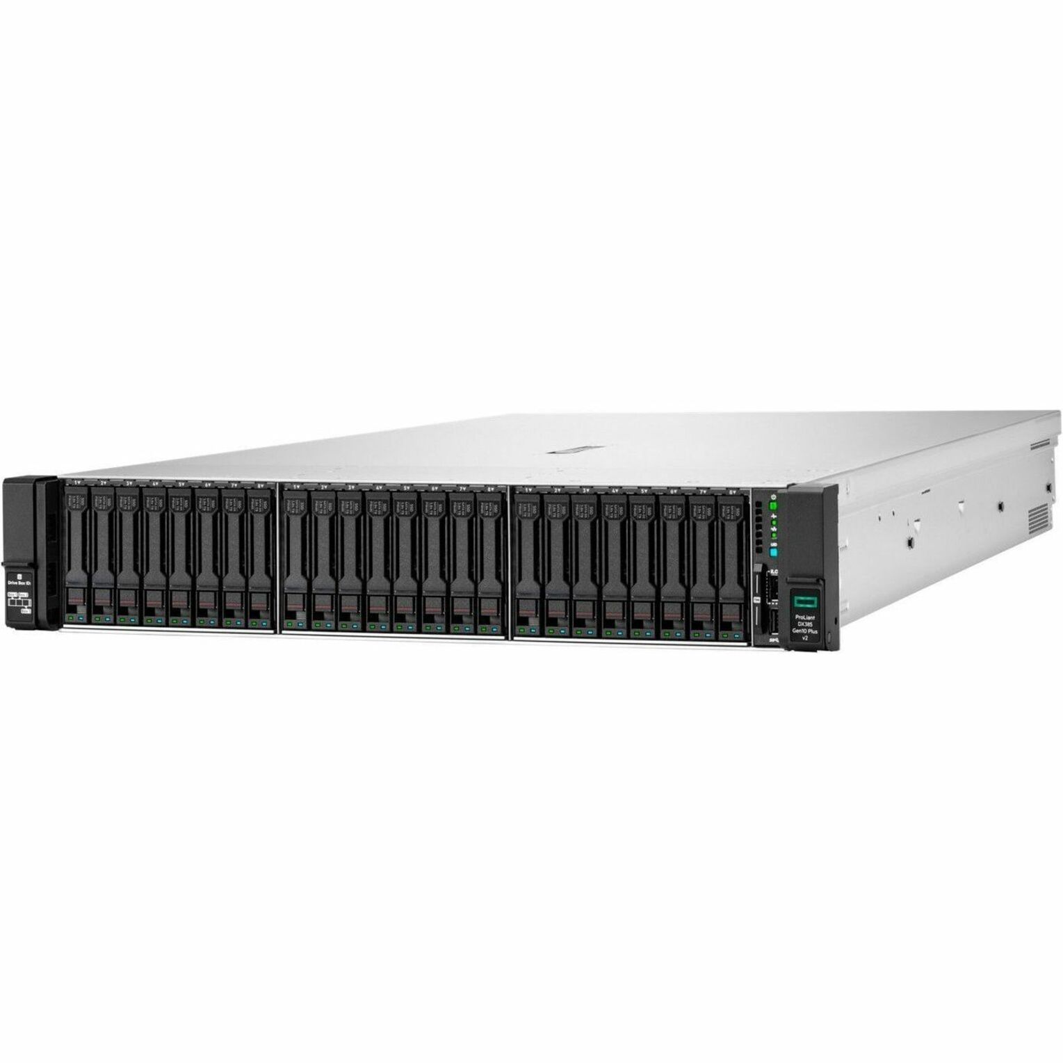 HPE ProLiant DL385 G10 Plus v2 2U Rack Server - 1 x AMD EPYC 7313 2.90 GHz - 32 GB RAM - 12Gb/s SAS Controller - Refurbished - AMD Chip - 2 Processor Support - 8 TB RAM Support - DDR4 SDRAM Up to 16 MB Graphic Card - 10 Gigabit Ethernet - 8 x Total Bay(s) - 8 x SFF Bay(s) - Hot Swappable Bays - 1 x 800 W