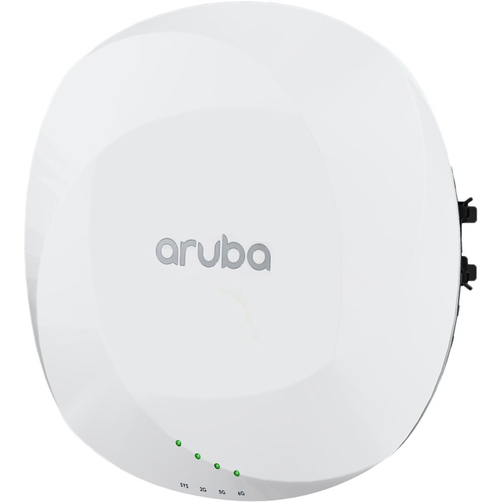 HPE AP-615 Tri Band 802.11ax 3.60 Gbit/s Wireless Access Point - Indoor - TAA Compliant - 2.40 GHz, 5 GHz, 6 GHz - Internal - MIMO Technology - 1 x Network (RJ-45) - 2.5 Gigabit Ethernet - Bluetooth 5 - 5.60 W - Ceiling Mountable - 1