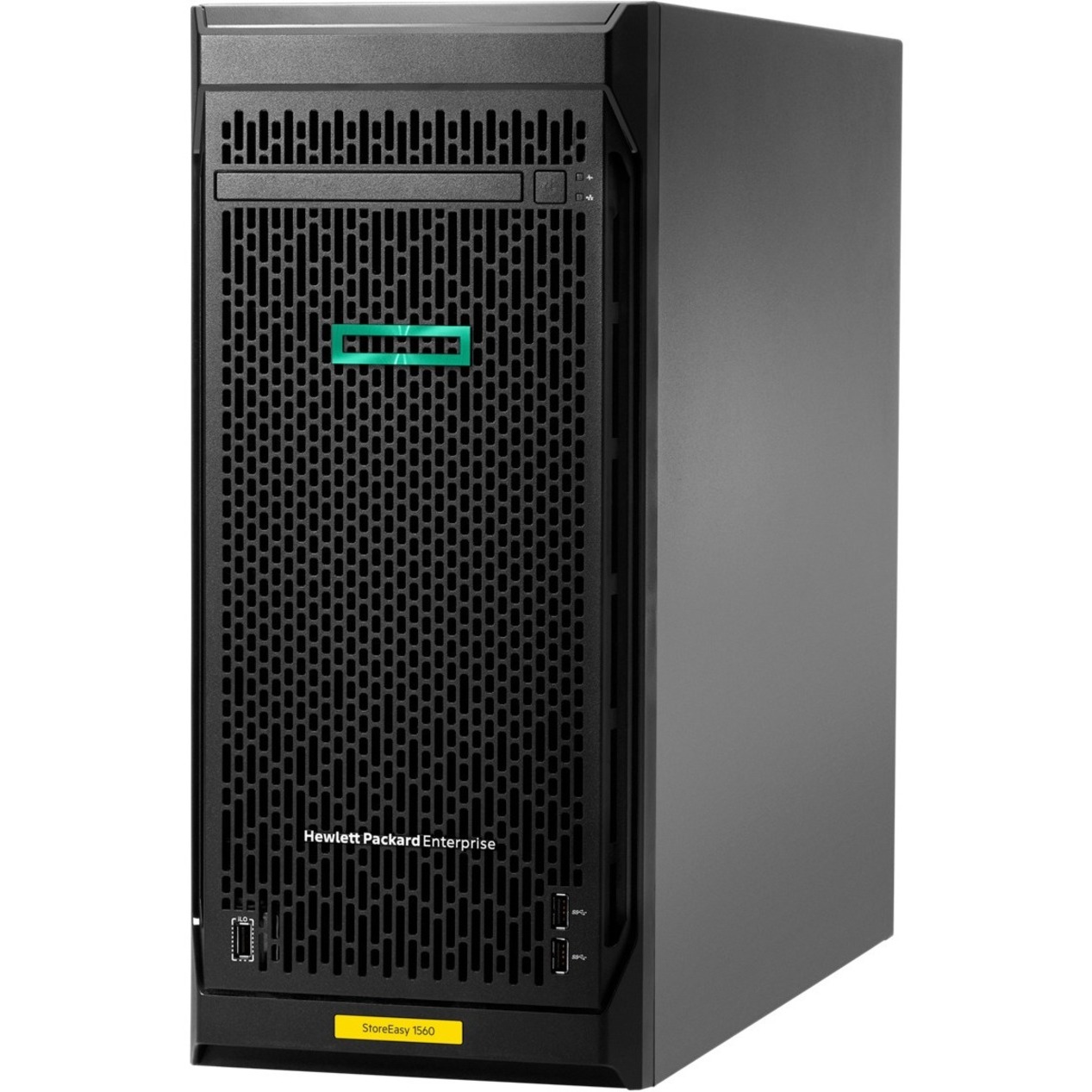 HPE StoreEasy 1560 8TB SATA Storage with Microsoft Windows Server IoT 2019 - Xeon Bronze 3204 - 4 x HDD Installed - 8 TB Installed HDD Capacity - Serial ATA/600 - 0 x SSD Installed - 16 GB RAM - Serial ATA Controller - Gigabit Ethernet - Network (RJ-45) - SMB, NFS, iSCSI, FTP, HTTPS - 4.5U - Tower