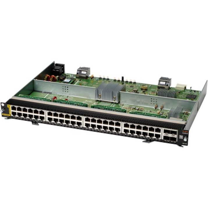 HPE 48-port 1GbE Class 6 PoE and 4-port SFP56 v2 Module - For Data Networking, Optical Network - 48 x RJ-45 1000Base-T LAN - Twisted Pair, Optical Fiber1000Base-T - 4 x Expansion Slots - SFP56 - Rack-mountable
