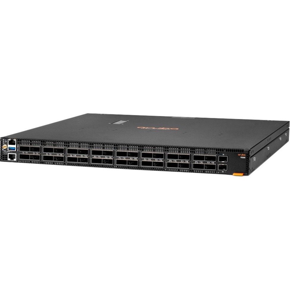 HPE CX 9300-32D Ethernet Switch - Manageable - 10 Gigabit Ethernet - 10GBase-T, 10GBase-X - 2 Layer Supported - Modular - 210 W Power Consumption - Optical Fiber, Twisted Pair - Rack-mountable - TAA Compliant