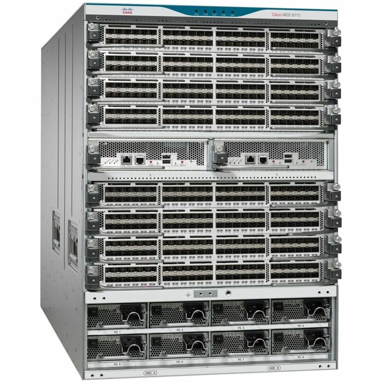 HPE SN8700C 16-slot 16/32/64Gb Fibre Channel Director Switch - Rack-mountable - 26U - Redundant Power Supply