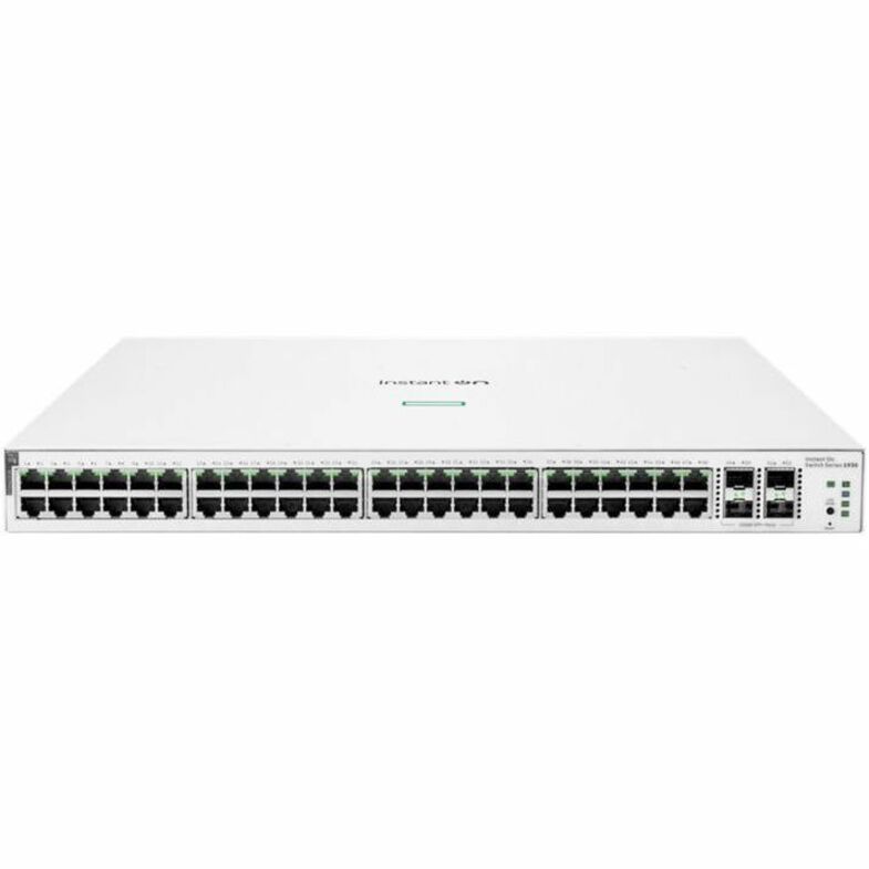 Aruba Instant On 1930 48G Class4 PoE 4SFP/SFP+ 370W Switch - 48 Ports - Manageable - Gigabit Ethernet, 10 Gigabit Ethernet -