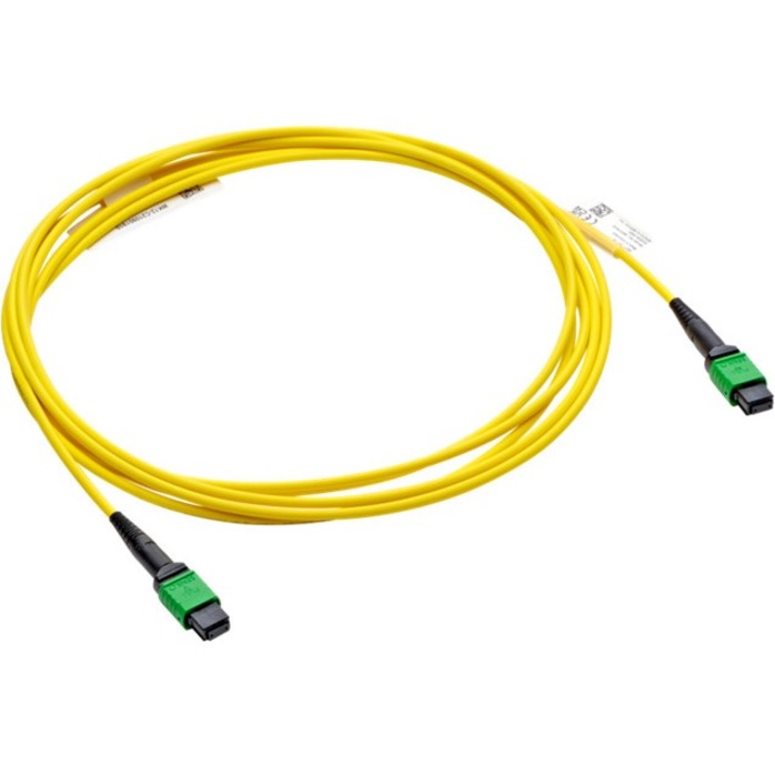 HPE InfiniBand NDR 8 Fiber MPO to 8 Fiber MPO Single-Mode 5m Cable - 16.40 ft Fiber Optic Network Cable for Network Device, Transceiver, Switch, Supercomputer - 400 Gbit/s