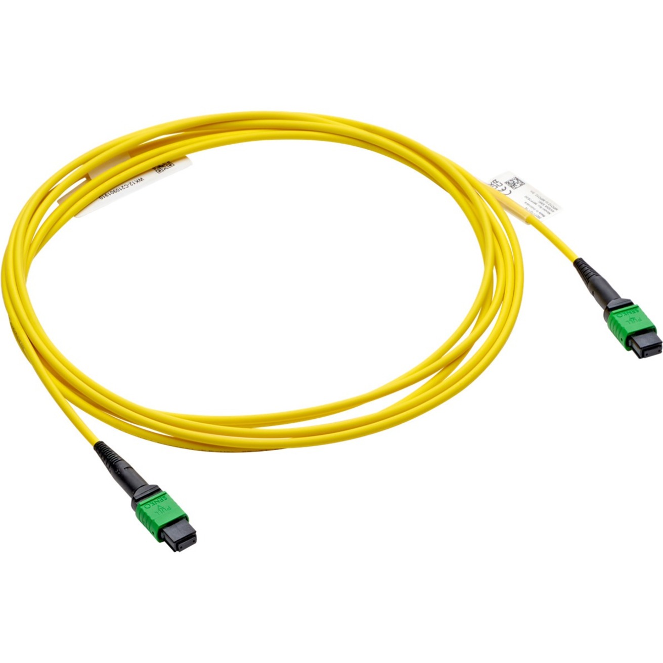 HPE InfiniBand NDR 8 Fiber MPO to 8 Fiber MPO Single-Mode 15m Cable - 49.21 ft Fiber Optic Network Cable for Network Device, Transceiver, Switch, Supercomputer - 400 Gbit/s