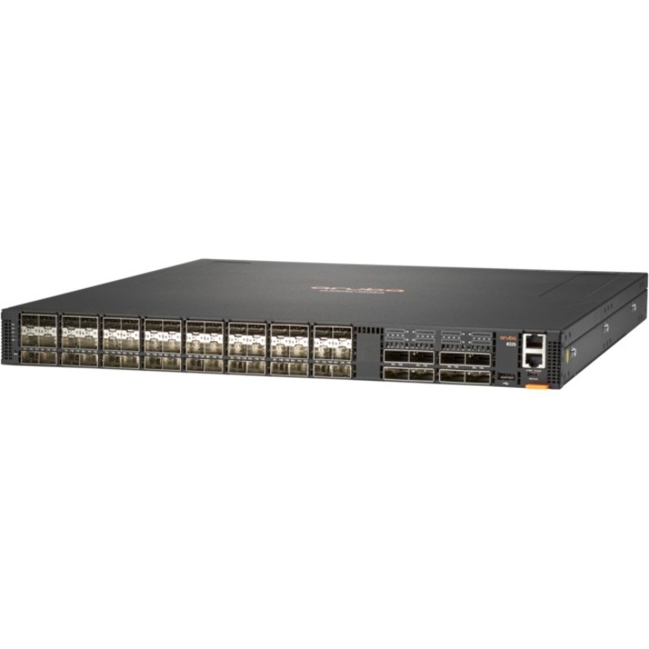 HPE 8325-48Y8C Layer 3 Switch - Manageable - 25 Gigabit Ethernet - 3 Layer Supported - Modular - 550 W Power Consumption - Optical Fiber - 1U - Rack-mountable