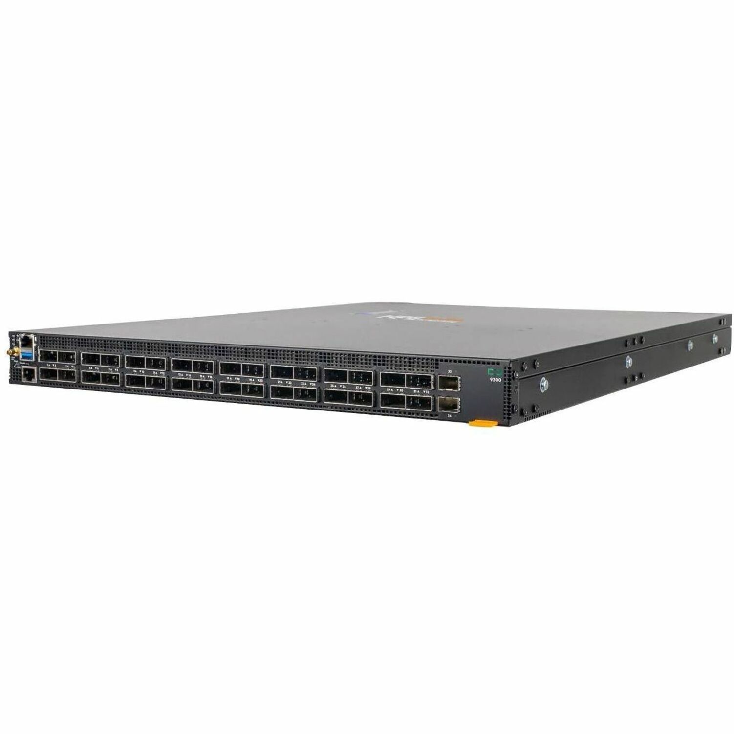 Aruba CX 9300 Ethernet Switch - Manageable - 10 Gigabit Ethernet, 25 Gigabit Ethernet, 100 Gigabit Ethernet, 400 Gigabit Ethernet, 200 Gigabit Ethernet - 10GBase-X, 25GBase-X, 100GBase-X - 600 W Power Consumption - Optical Fiber - 1U - Rack-mountable - Lifetime Limited Warranty