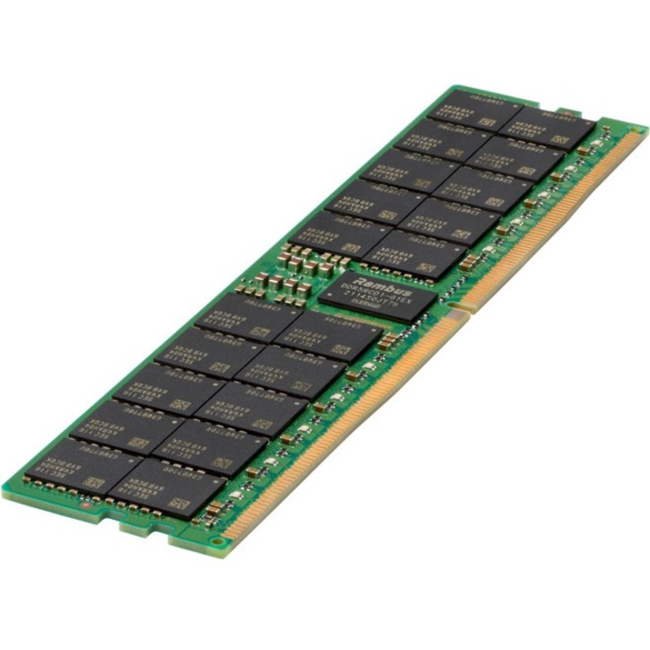 HPE 16GB DDR5 SDRAM Memory Module - For Server, Rack Server, Blade Server - 16 GB (1 x 16GB) - DDR5-4800/PC5-38400 DDR5 SDRAM - 4800 MHz Single-rank Memory - 1.10 V - Registered - 288-pin - DIMM