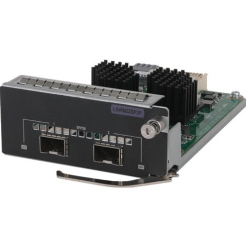 HPE FlexNetwork 5140HI/5520HI/5600HI 2 Port SFP28 Module - For Data Networking, Optical Network - 2 x Expansion Slots - SFP28