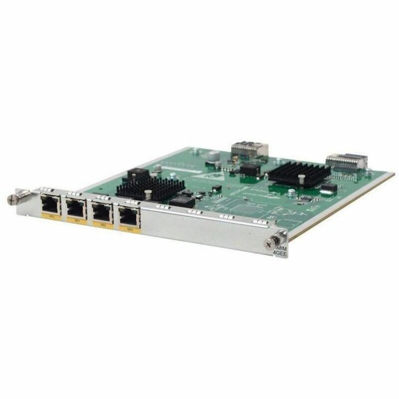 HPE FlexNetwork MSR 4-Port Gig-T HMIM-V2 Module - For Data Networking - 4 x RJ-45 1000Base-T LANGigabit Ethernet - 1000Base-T - Plug-in Module