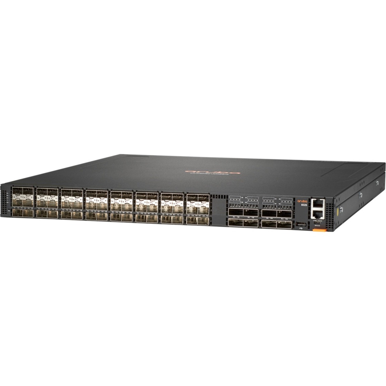 HPE 8325-48Y8C Ethernet Switch - Manageable - 25 Gigabit Ethernet, 100 Gigabit Ethernet - 25GBase-X, 100GBase-X - 3 Layer Supported - Modular - 550 W Power Consumption - Optical Fiber - 1U - Rack-mountable, Cabinet Mount, Surface Mount