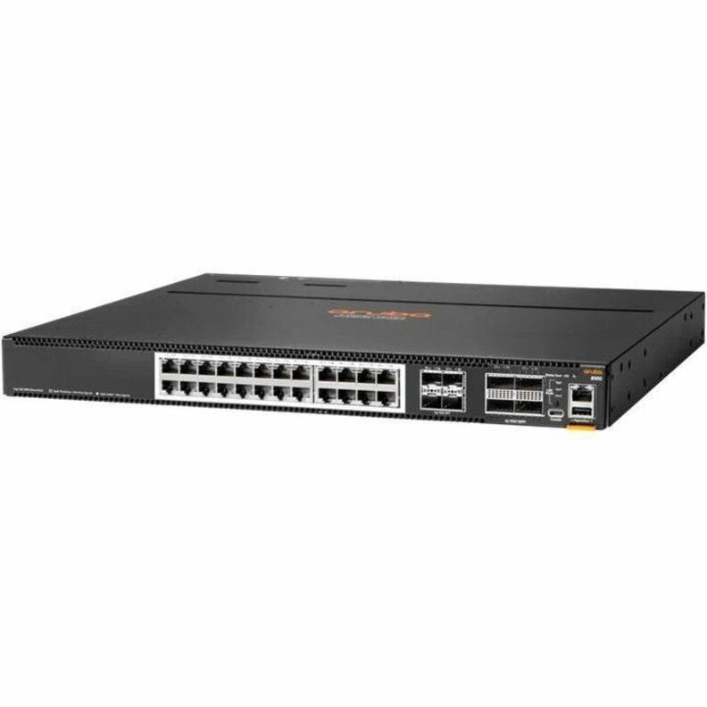 Aruba CX 8100 24x10G Base-T 4x10G SFP+ 4x40/100G QSFP28 Switch - 24.0 Ports - Manageable - 10 Gigabit Ethernet, 100 Gigabit Ethernet - 10GBase-T, 10GBase-X, 100GBase-X - 3 Layer Supported - Modular - 400 W Power Consumption - Optical Fiber, Twisted Pair - Rack-mountable