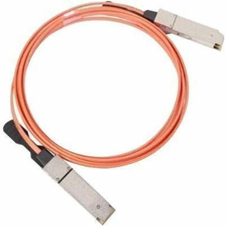 HPE 400GbE QSFP-DD to QSFP-DD 5m Active Optical Cable - 16.40 ft Fiber Optic Network Cable for Transceiver, Network Switch, Rack, Server - First End: 1 x QSFP-DD Network - Second End: 1 x QSFP-DD Network - 400 Gbit/s
