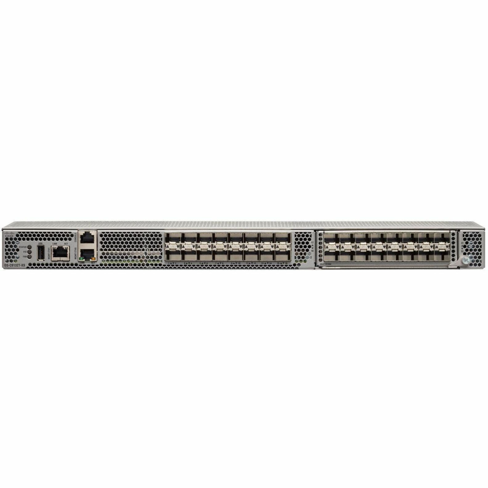 HPE SN6610C SFP+ Fiber Channel Switch, 32Gb, 32/24, 32Gb Shortwave v2 - 32 Ports - 32 Gbit/s - 32 Fiber Channel PortsSFP+ - Rack-mountable - 1U