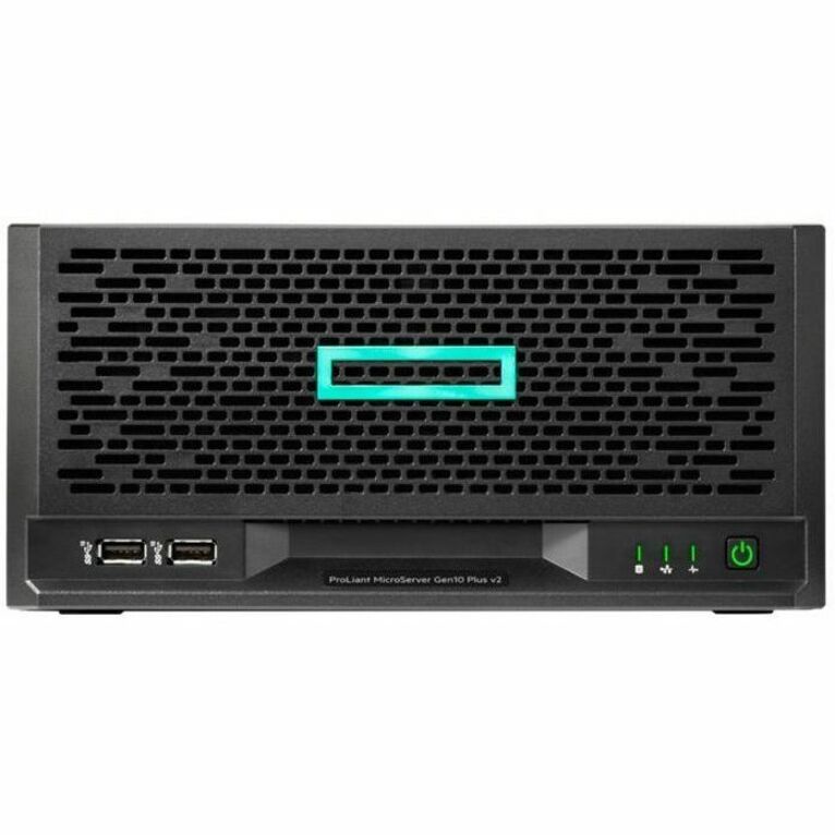 HPE ProLiant MicroServer Gen10 Plus v2 Ultra Micro Tower Server - 1 Xeon E-2314 2.80 GHz - 16 GB RAM - 1 TB HDD - (1 x 1TB) HDD Configuration - Serial ATA Controller - Intel C252 Chip - 1 Processor Support - 64 GB RAM Support - DDR4 SDRAM - Gigabit Ethernet - 4 x Total Bay(s) - 4 x LFF Bay(s) - 1 x 180 W