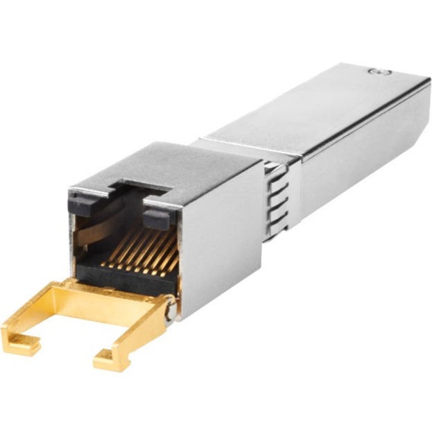 HPE 10GBaseT SFP+ Transceiver - For Data Networking - 1 x RJ-45 10GBase-T LAN - Twisted Pair10 Gigabit Ethernet - 10GBase-T